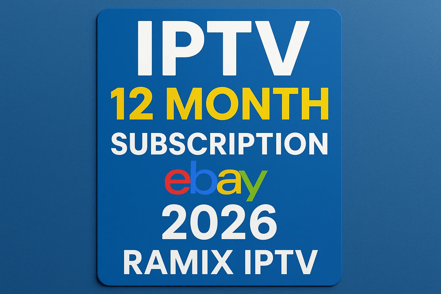 Buy Cheap IPTV 12 Month Subscription eBay