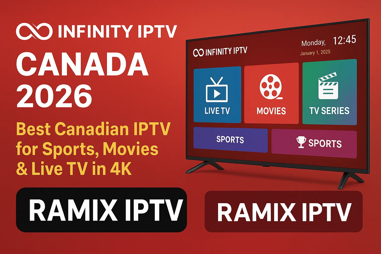 Infinity IPTV Canada 2026